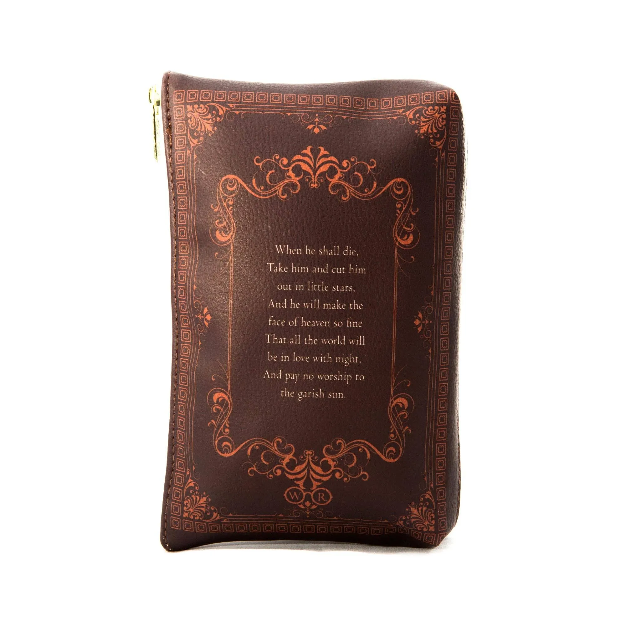 Romeo and Juliet Book Art Zipper Pouch
