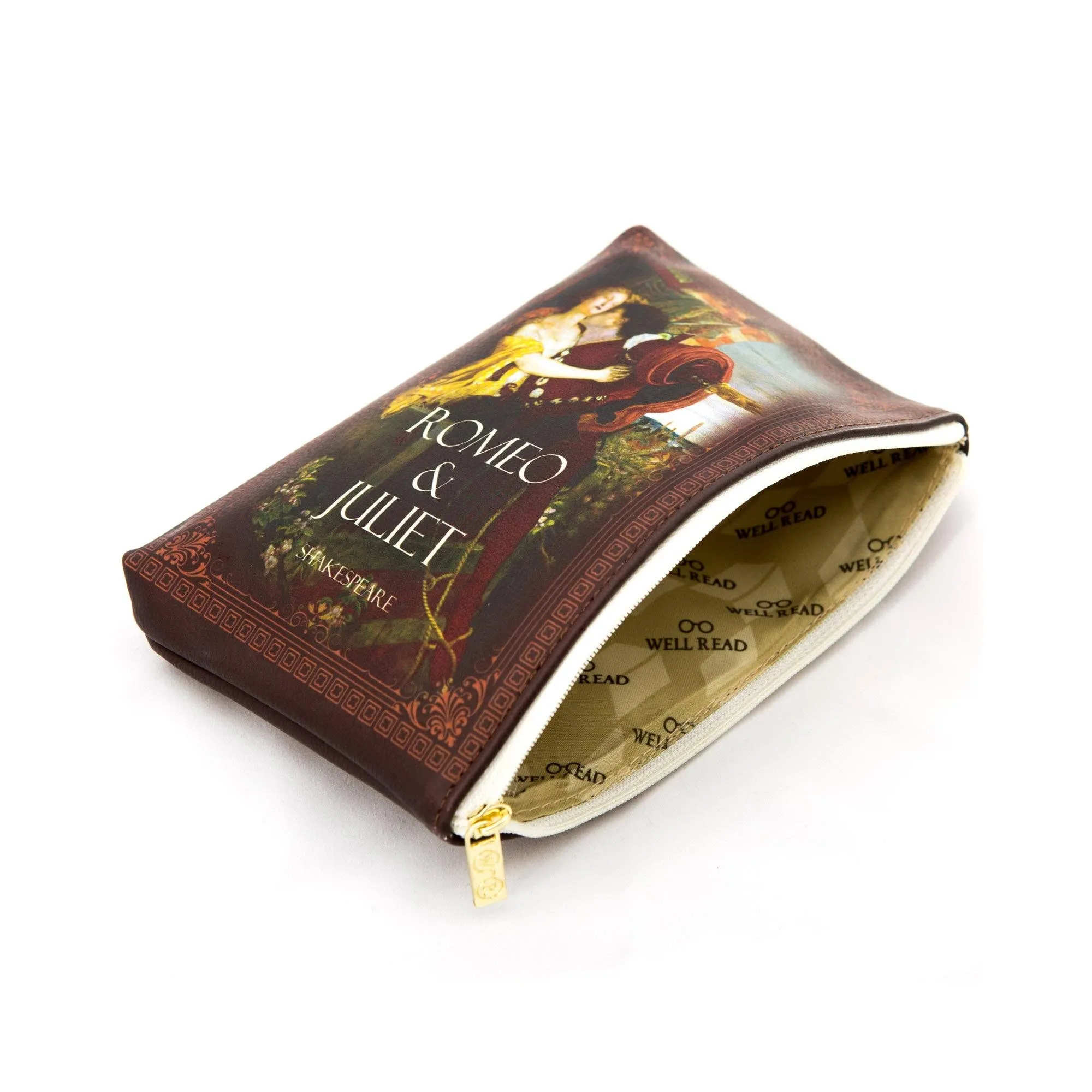 Romeo and Juliet Book Art Zipper Pouch