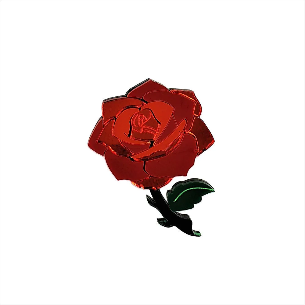 Rose Brooch by Cherryloco Jewellery