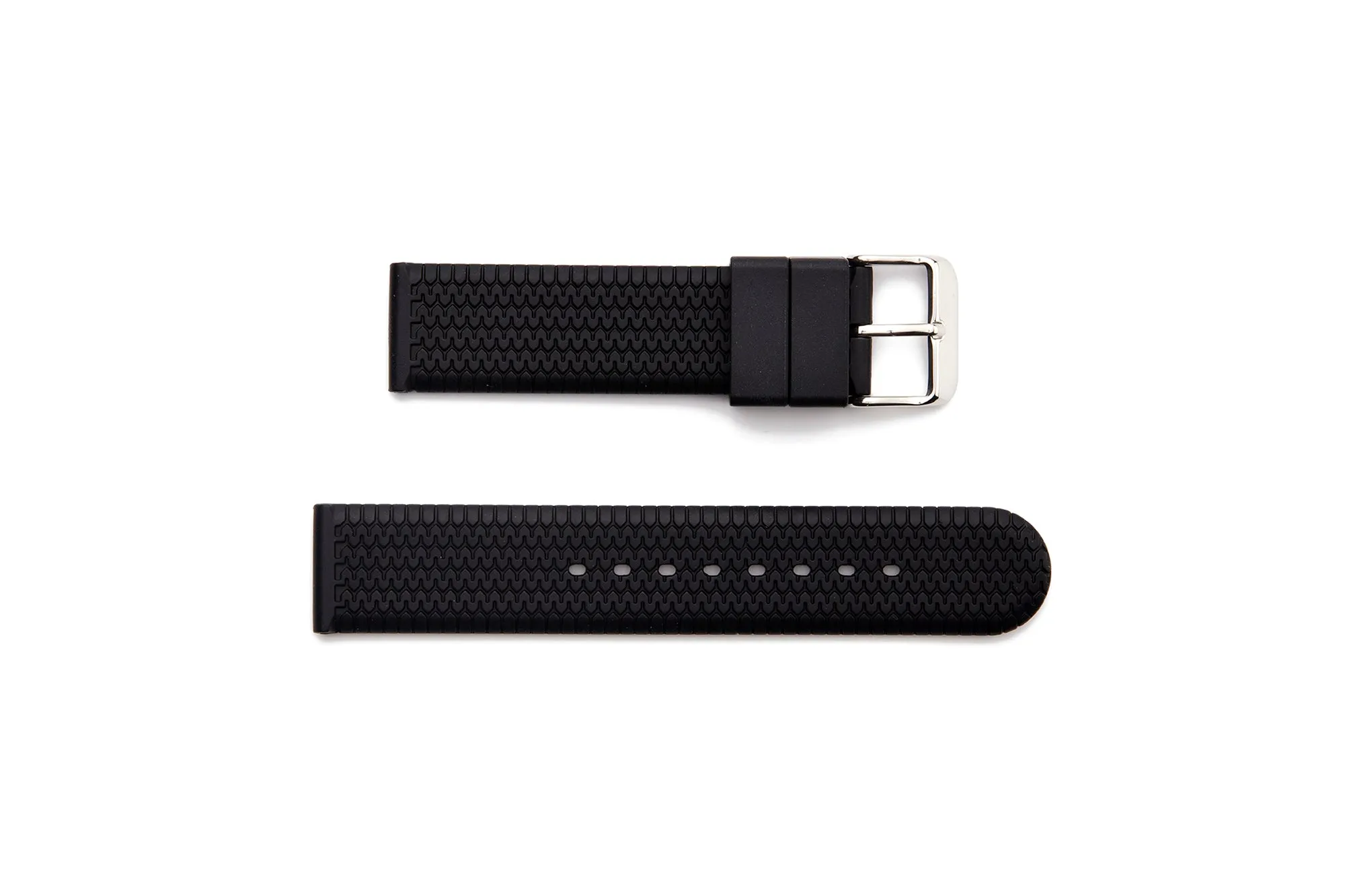 RUB-15 Tire Tread Design Rubber Watch Band