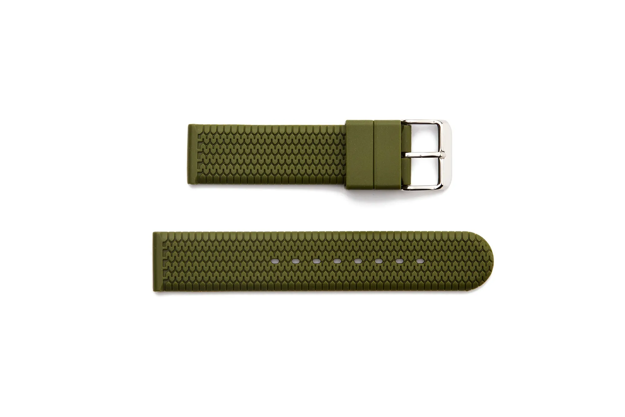 RUB-15 Tire Tread Design Rubber Watch Band