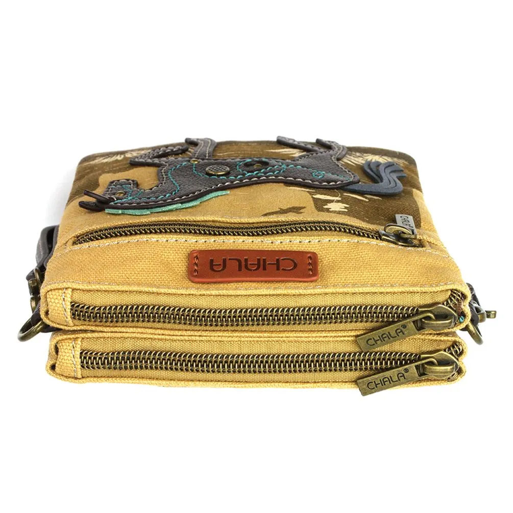 Safari Double Pocket Xbody - Horse