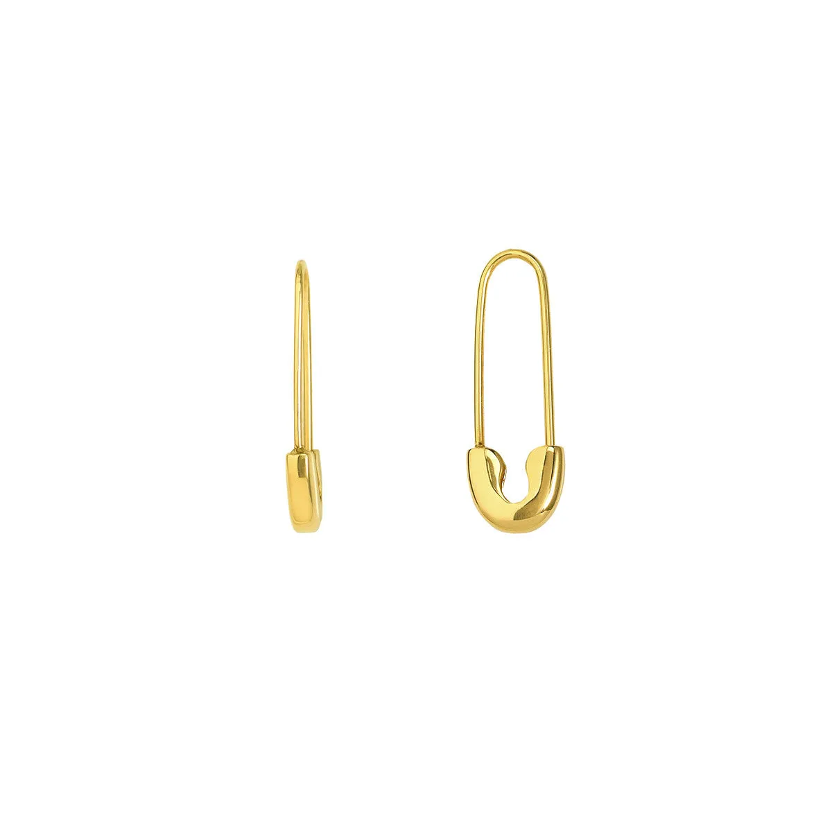 Safety Pin Wire Threader Earrings