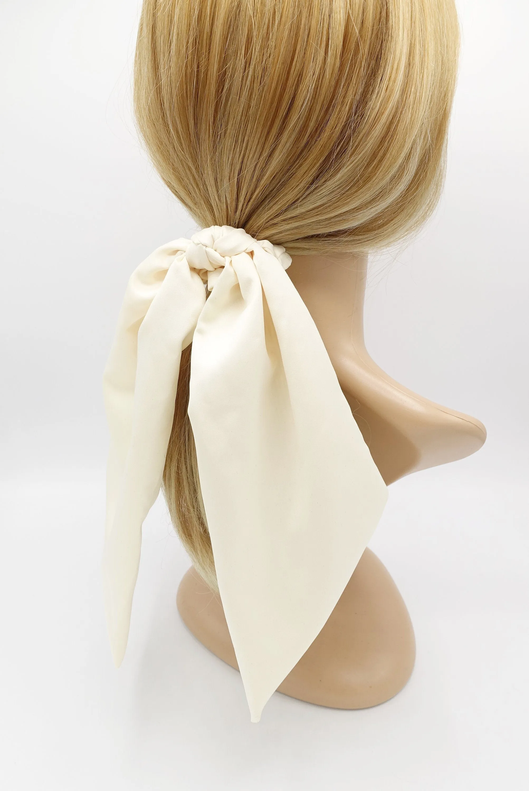 satin tail bow scrunchies