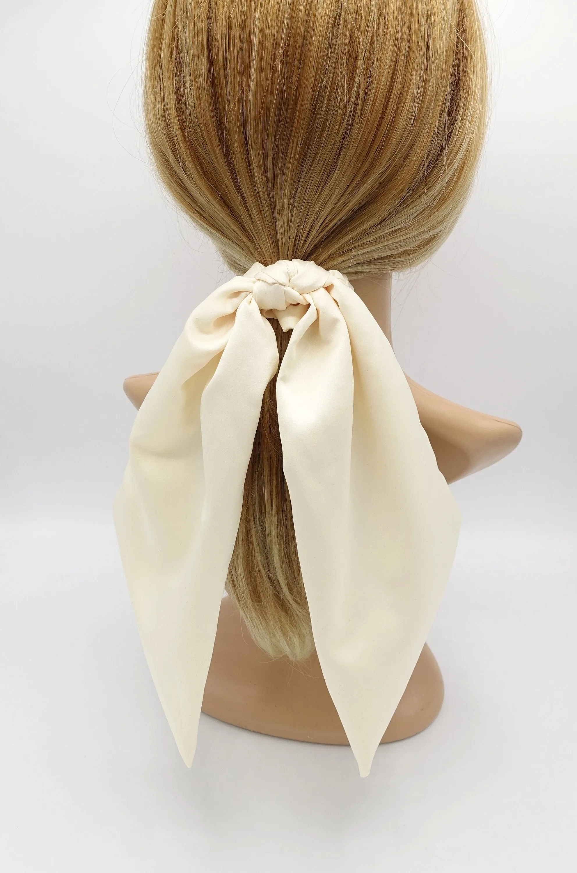 satin tail bow scrunchies