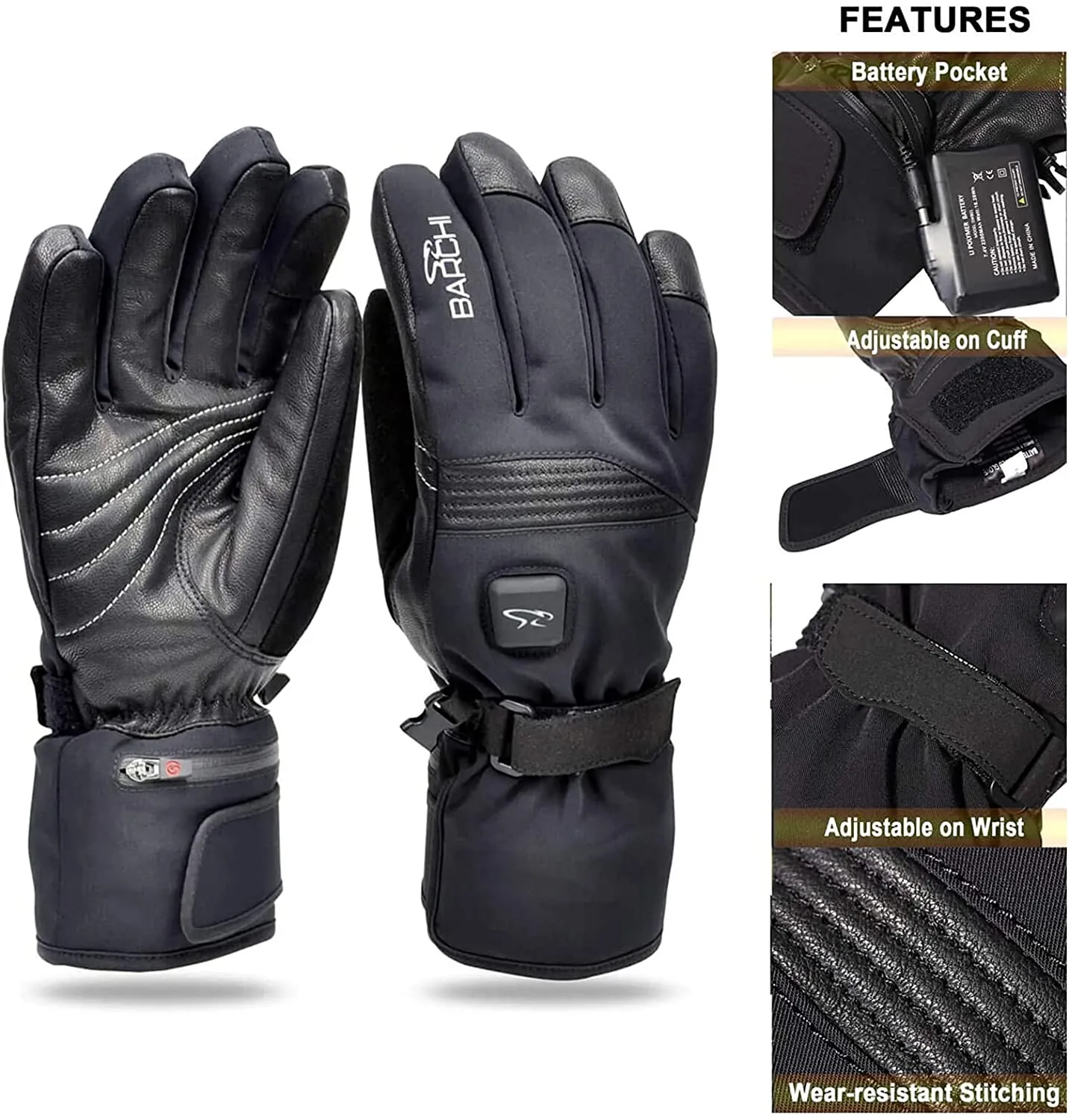 SBH01 Unisex Heated Gloves
