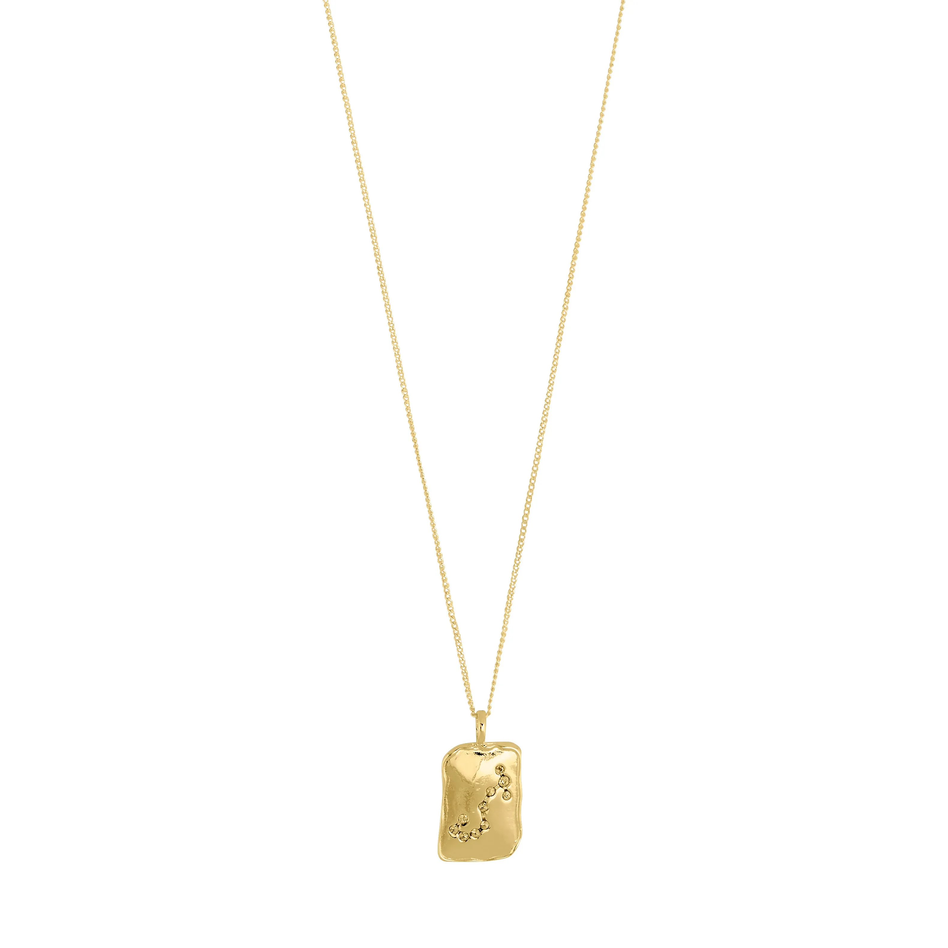 SCORPIO Zodiac Sign necklace, gold-plated