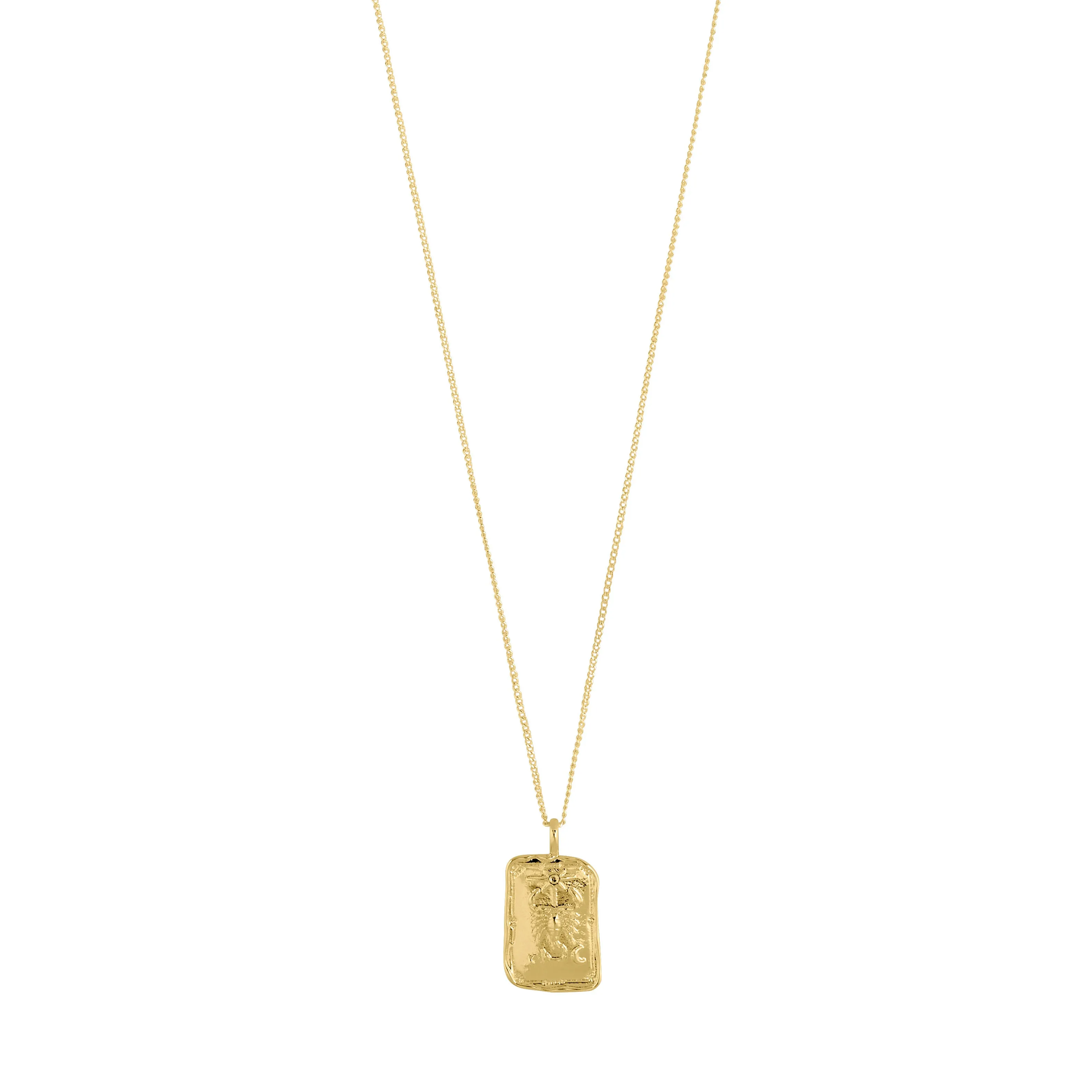 SCORPIO Zodiac Sign necklace, gold-plated