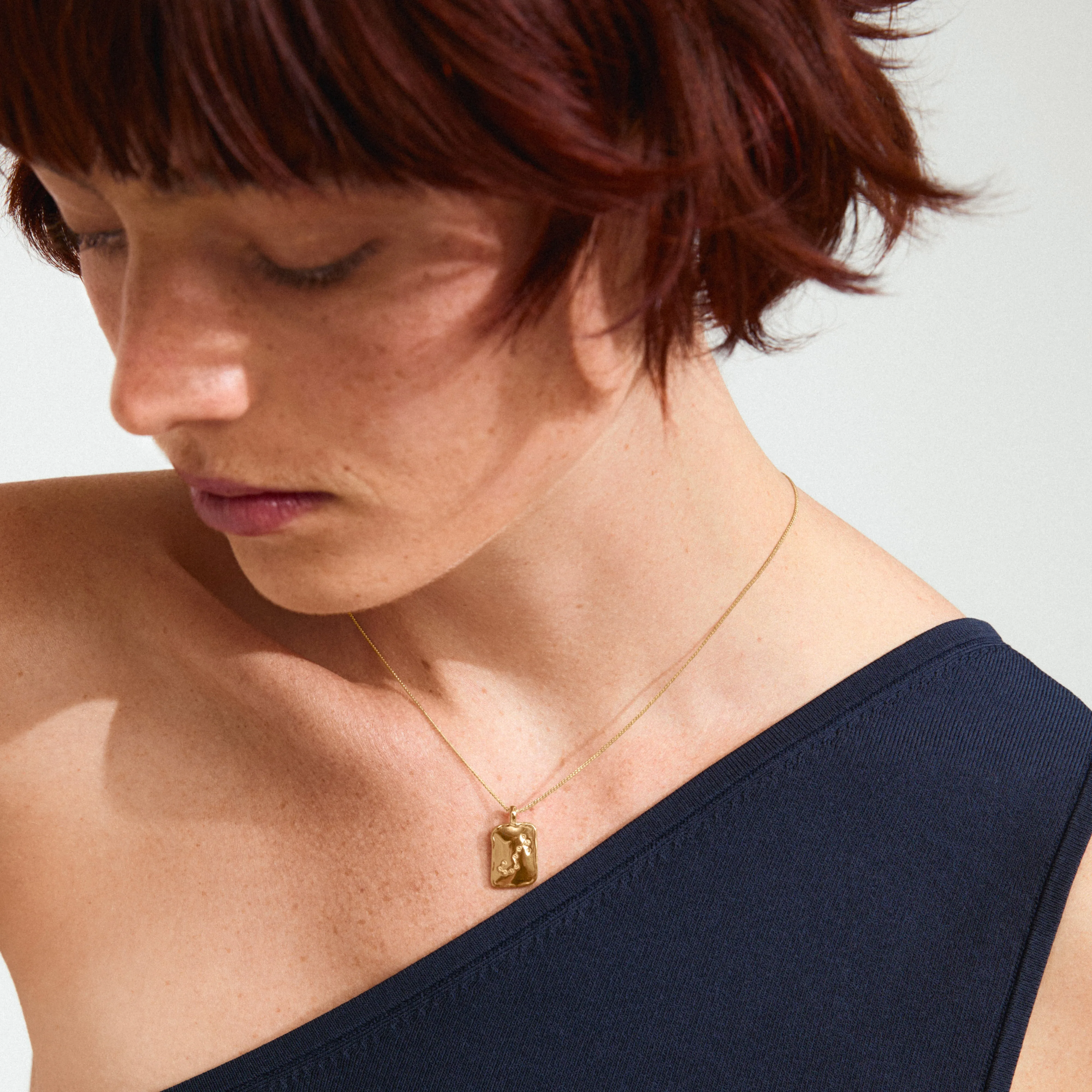 SCORPIO Zodiac Sign necklace, gold-plated