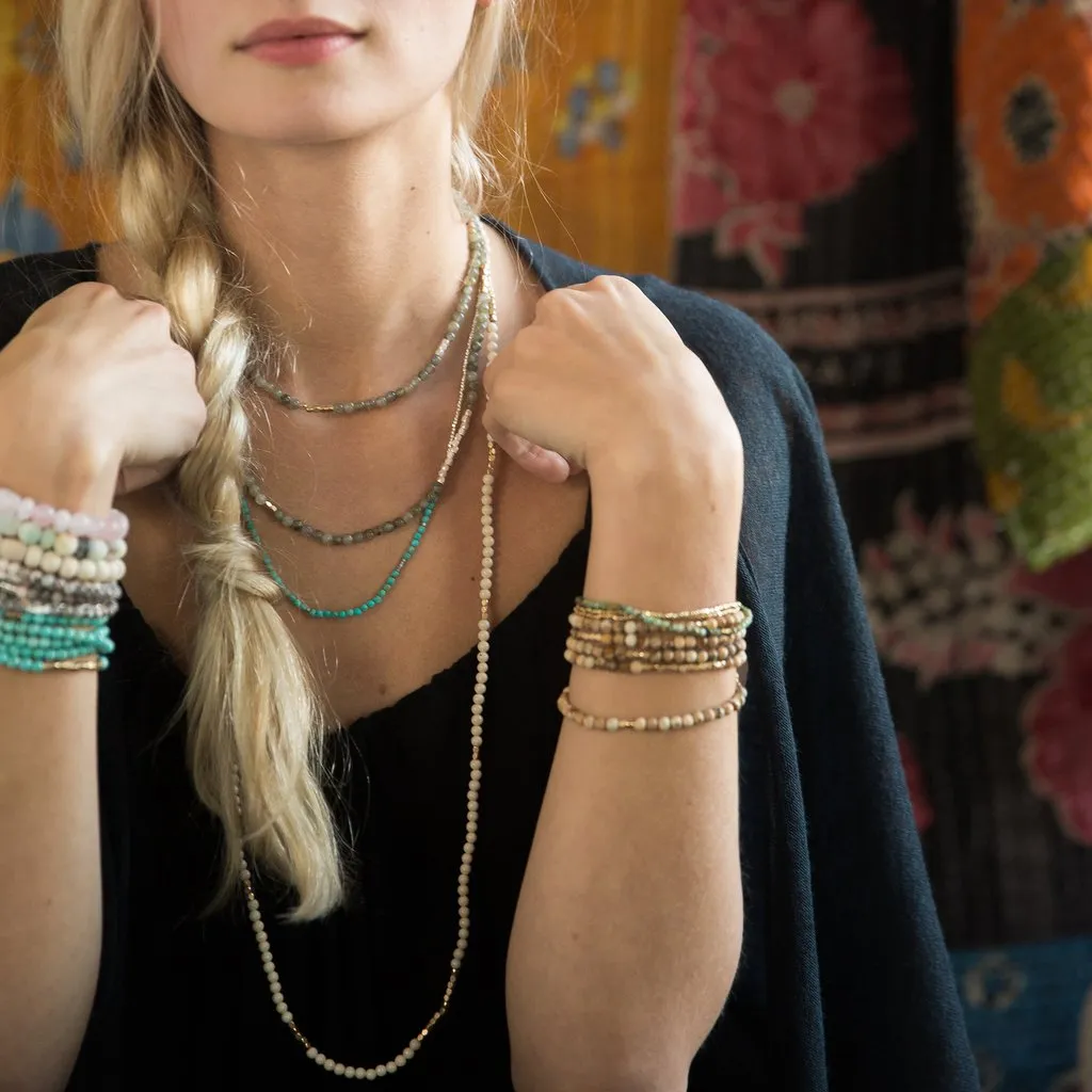Scout - Gemstone Beaded Bracelet/Necklace