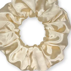 Scrunchies Premium Bridal Satin Available in 3 Sizes Made in the USA Pearl
