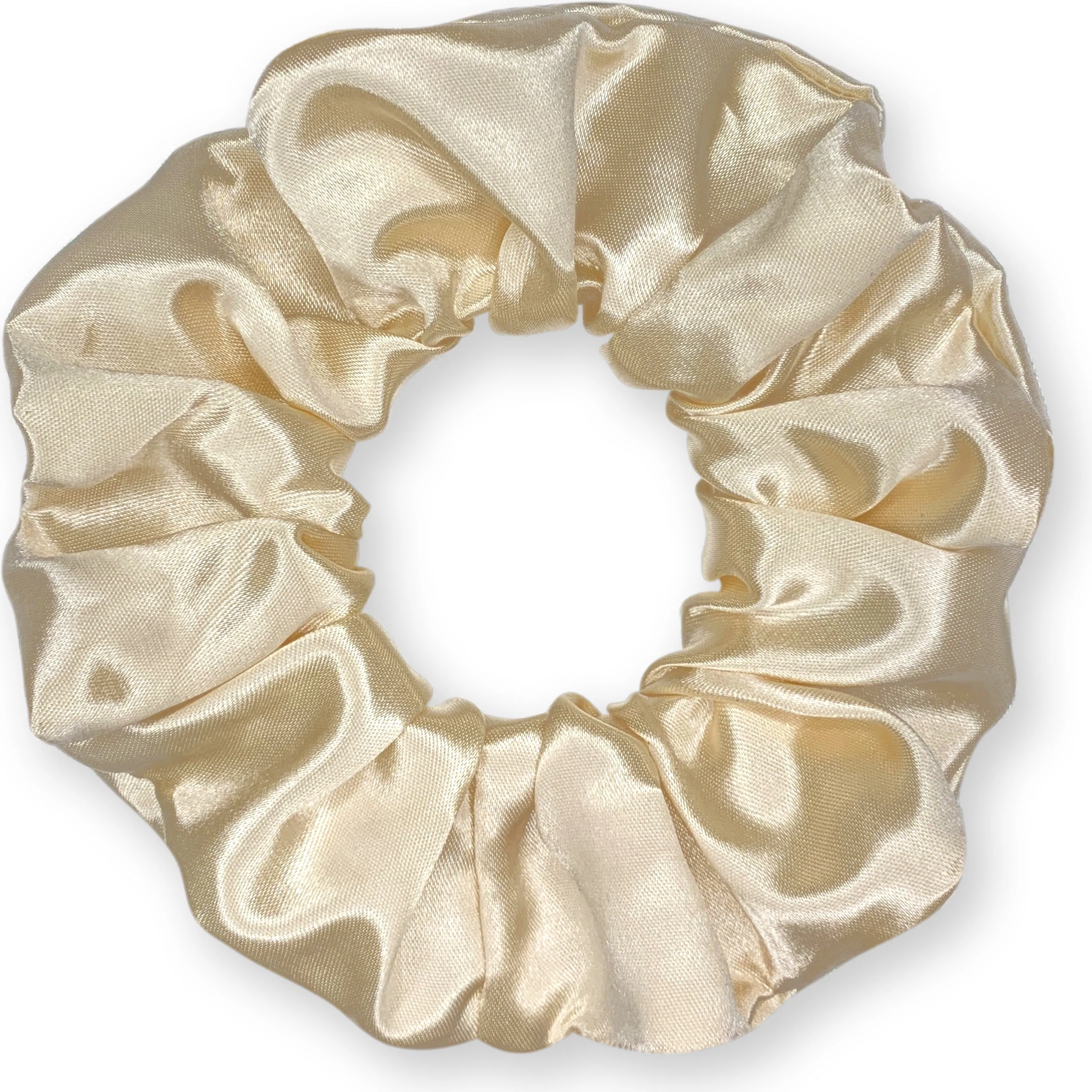 Scrunchies Premium Bridal Satin Available in 3 Sizes Made in the USA Pearl
