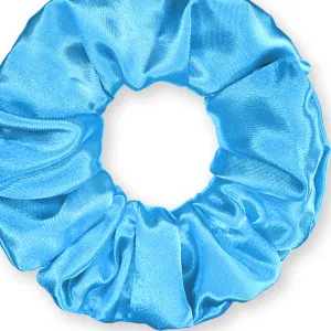 Scrunchies Premium Bridal Satin Available in 3 Sizes Made in the USA Turquoise