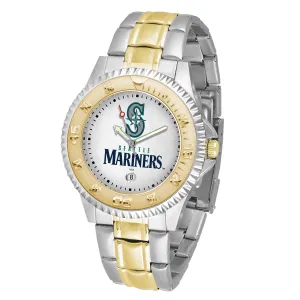 Seattle Mariners Men's Two-Tone Competitor Watch