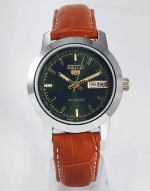 Seiko 5 Automatic Movement 6309 Green Dial 17 Jewels Men's Watch