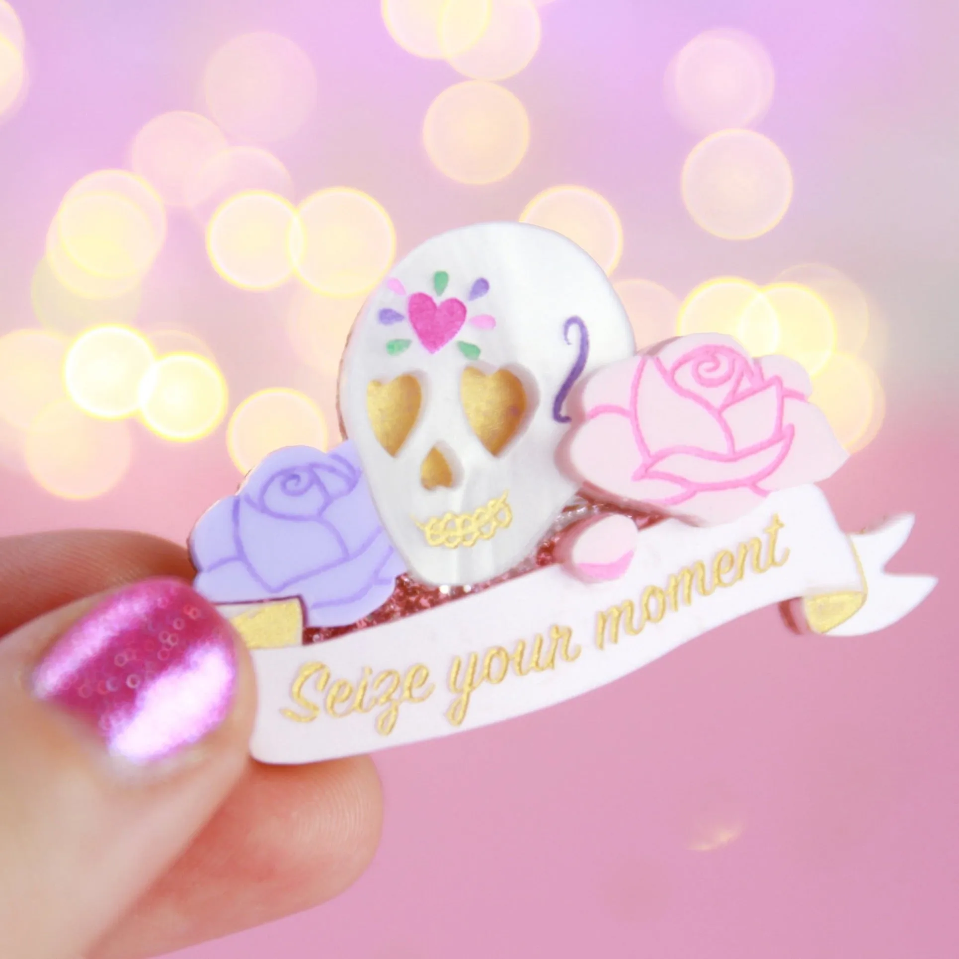 Seize Your Moment Brooch