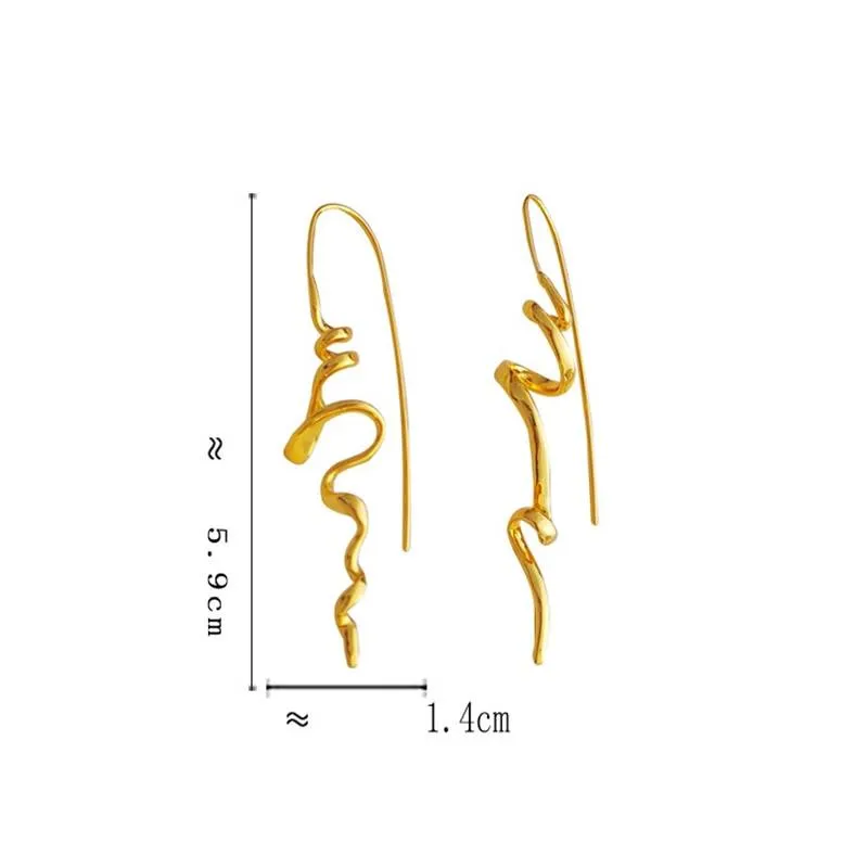 Serenity Threader Earrings Gold and Silver