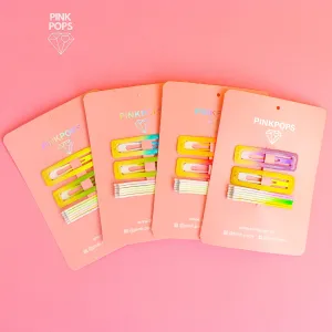 Set of 8 Gradient Tic Tac & Bobby Pins