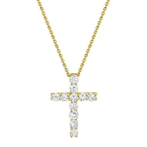 Shy Creation .32ctw Diamond Cross Pendant