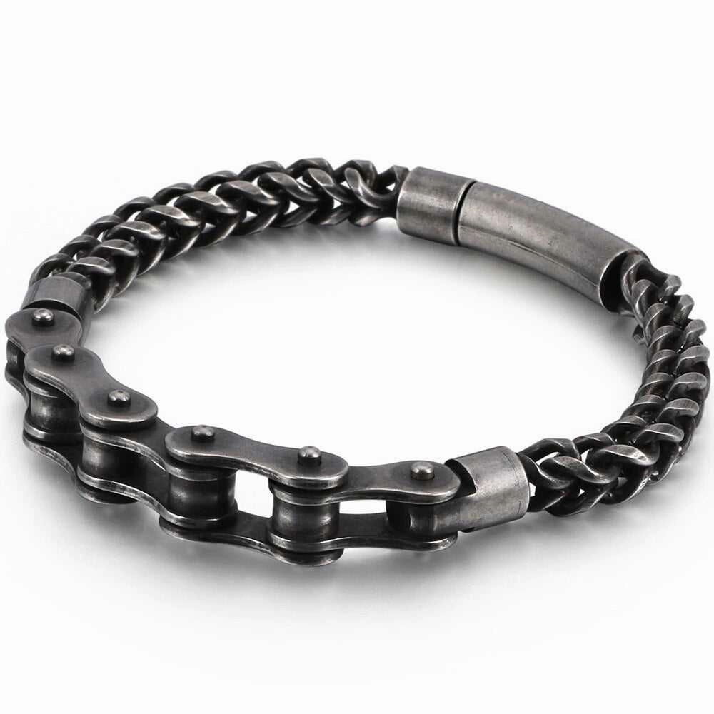 Top Seller Meritorious Composites Cycolinks Stainless Steel Cast Metal Bike Chain Bracelet