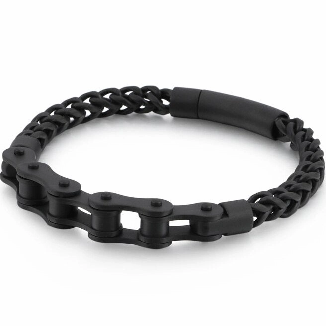 Trusted Companion Cycolinks Stainless Steel Cast Metal Bike Chain Bracelet