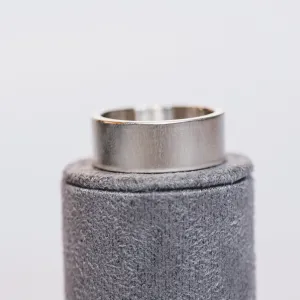 Silver 8mm Flat Ring