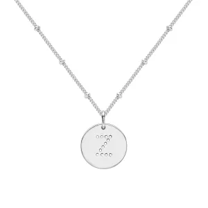Silver Alphabet Z Necklace