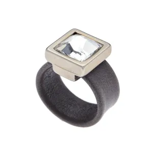 Silver and Grey Cocktail Ring