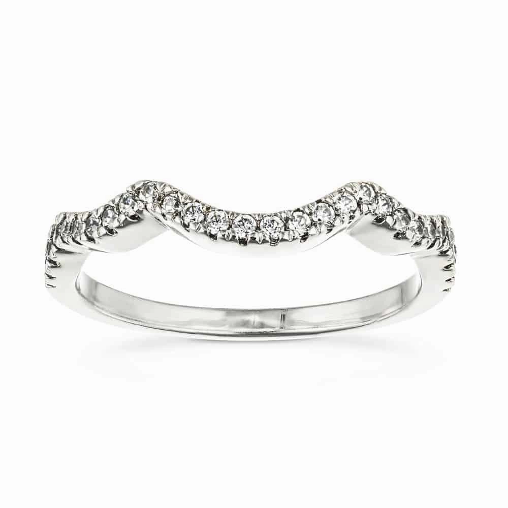 Classic Charm Brianna 1/5 ctw Round Lab Grown Diamond Scalloped Curved Band