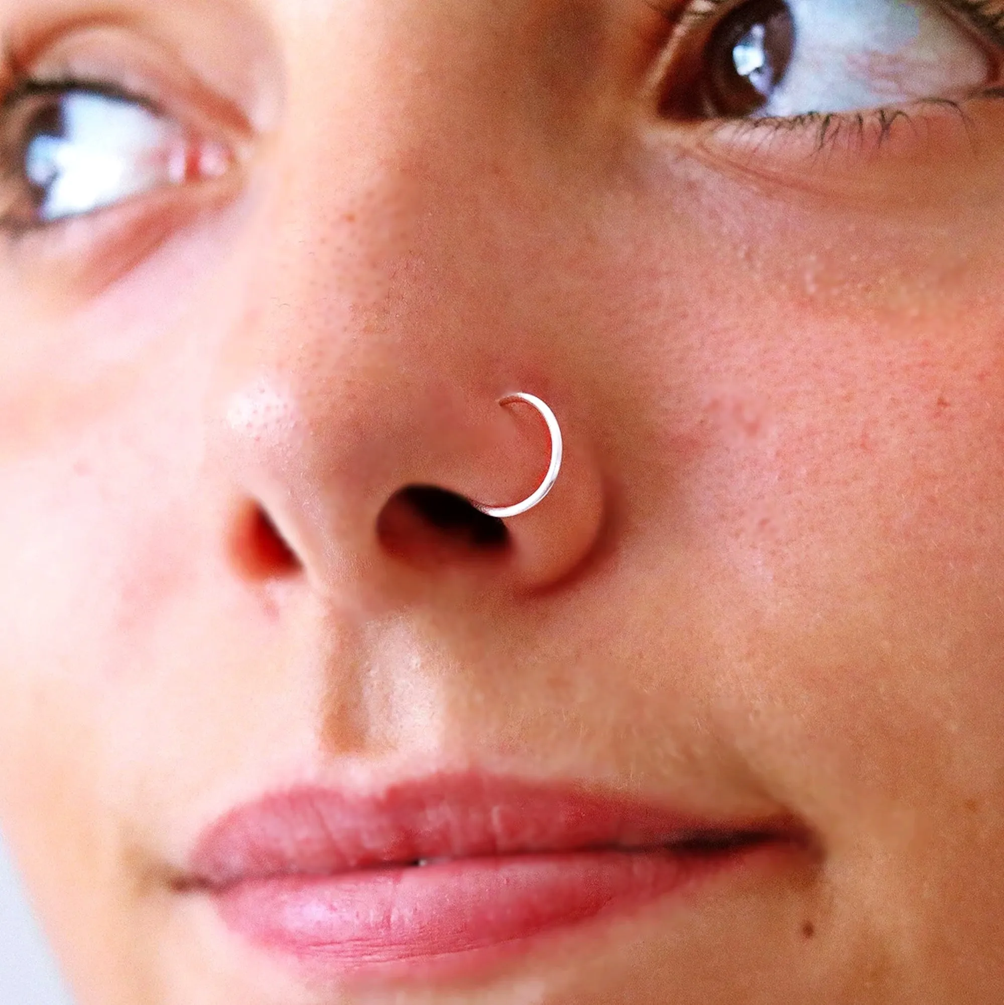 Single Hoop Nose Ring