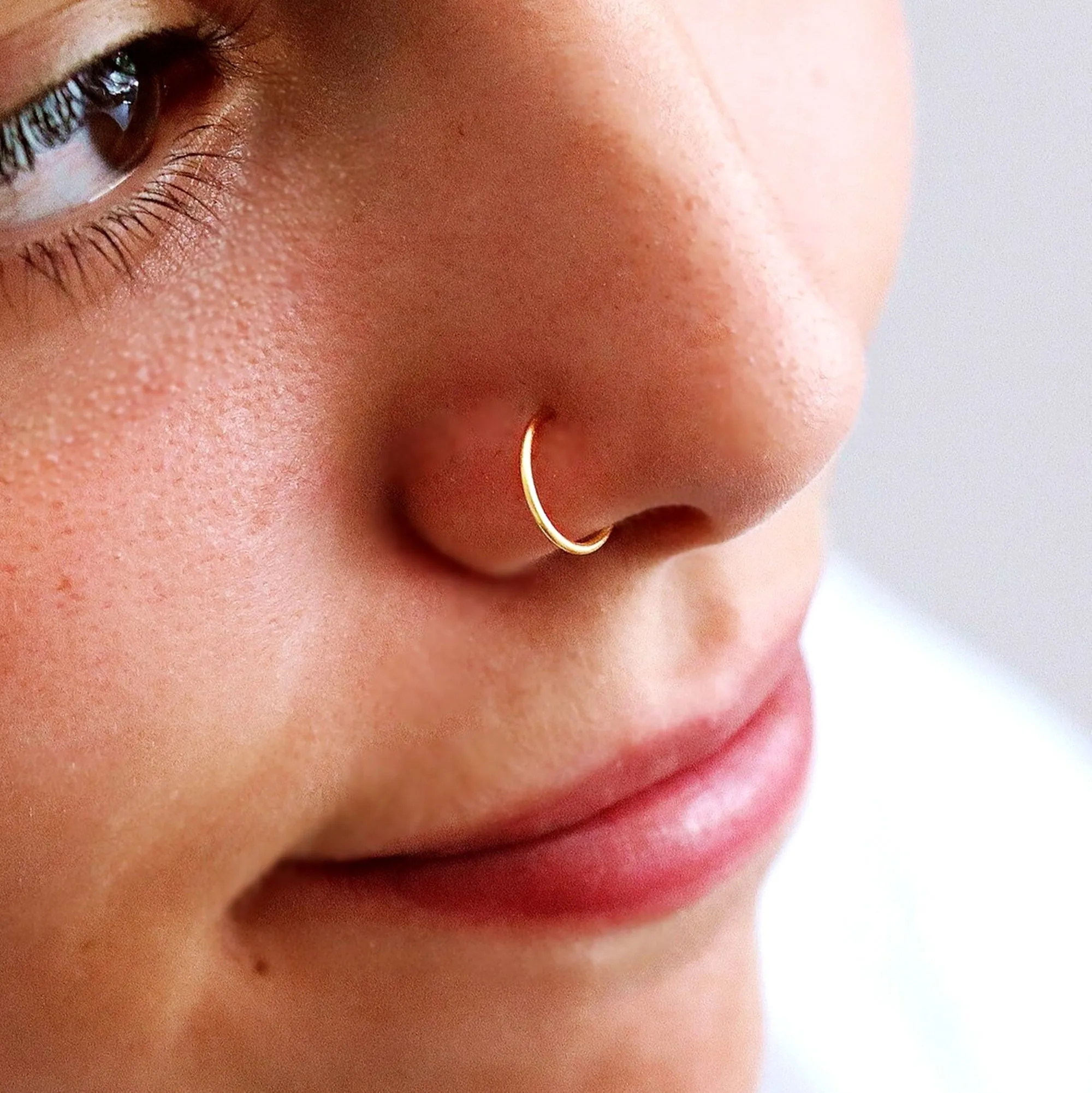 Single Hoop Nose Ring