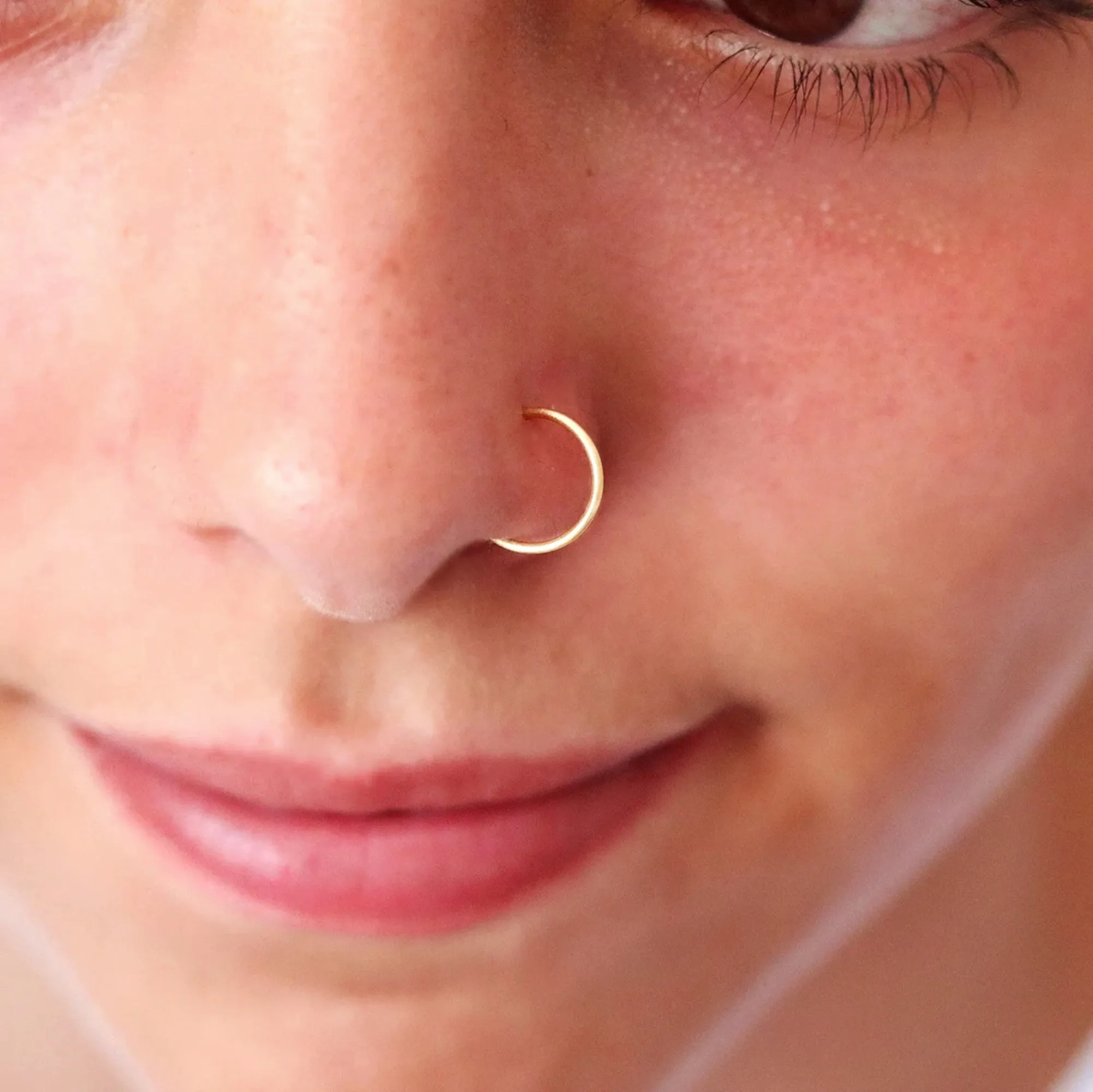 Single Hoop Nose Ring