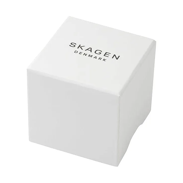 Skagen Anita Lille Women's Rose Gold Dial Rose Gold Stainless Steel Band Analog Quartz Three-Hand Silver Watch - SKW3128