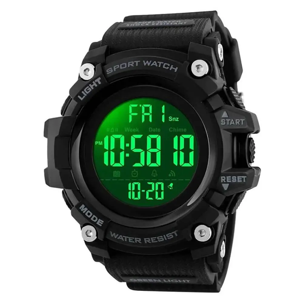 Skmei 1384 Original Digital Waterproof Sports Watch For Men Black