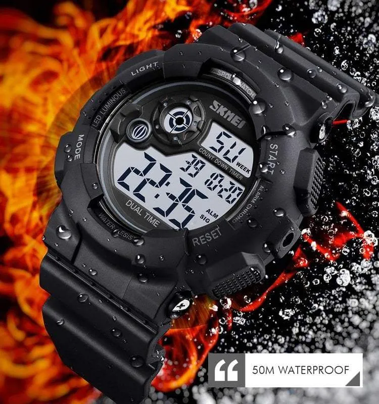 Skmei 1583 Original Digital Waterproof watch Round Sports watch for Men