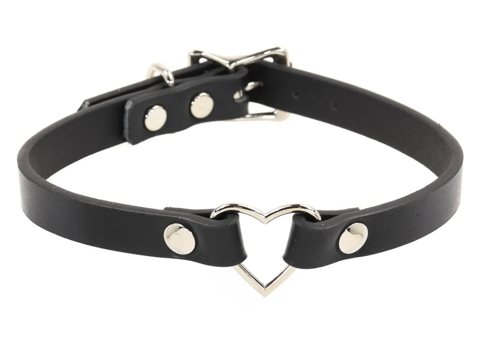 Small Heart Ring Choker