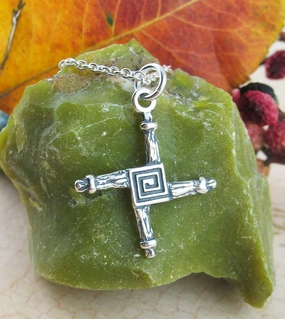 Winter Present Glam Girl Small St. Brigid's Cross Pendant