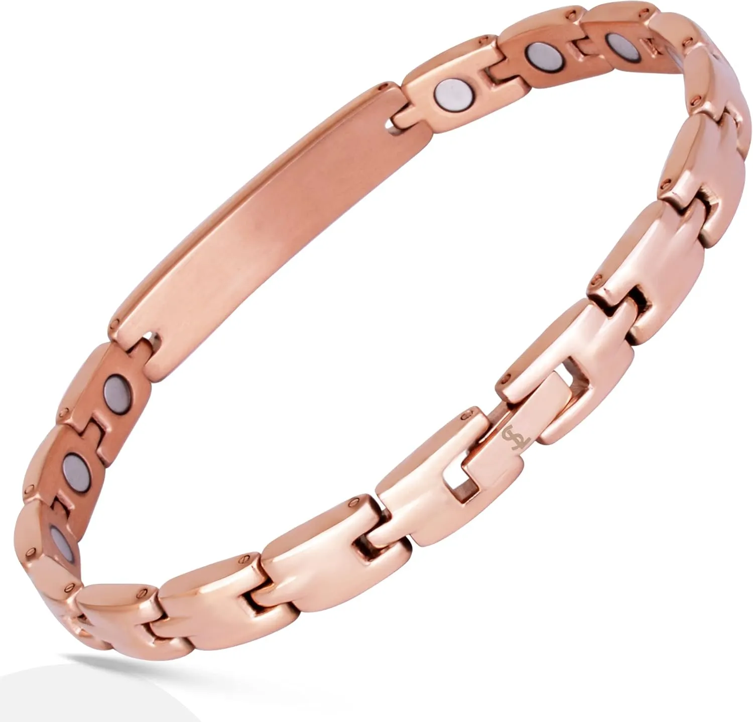 Smarter LifeStyle Sparkling Titanium Magnetic Bracelet for Women - Adjustable Bracelet Length with Sizing Tool for Perfect Fit, Womens Magnetic Bracelet