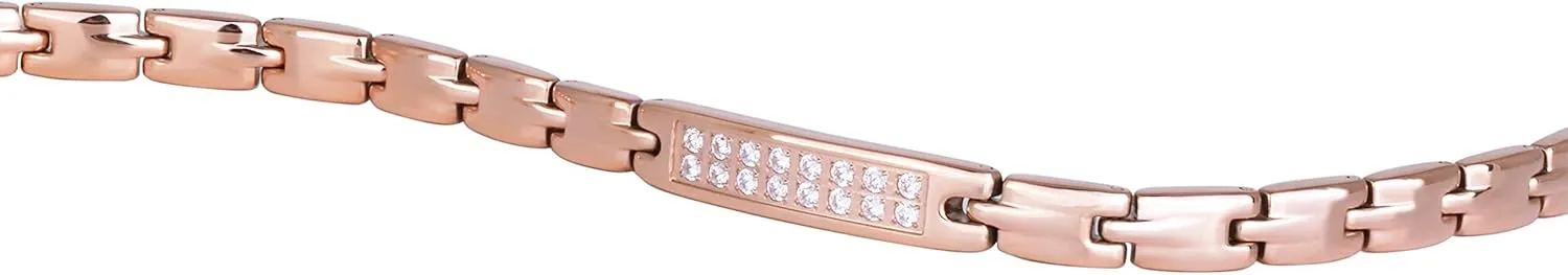 Smarter LifeStyle Sparkling Titanium Magnetic Bracelet for Women - Adjustable Bracelet Length with Sizing Tool for Perfect Fit, Womens Magnetic Bracelet