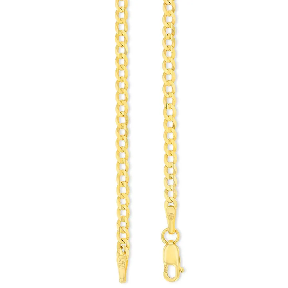 Solid 14k Yellow Gold Round Aries Zodiac Sign Cut-Out Ram Head Pendant with Cuban Chain Necklace