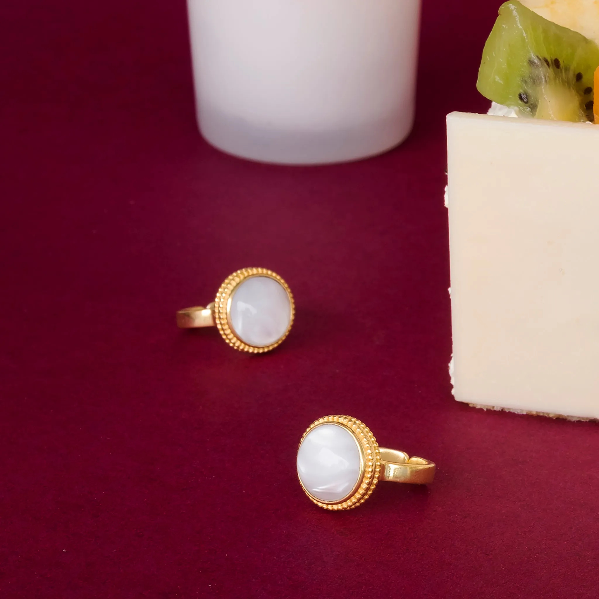Solis Ring- 18K Gold Plated Brass
