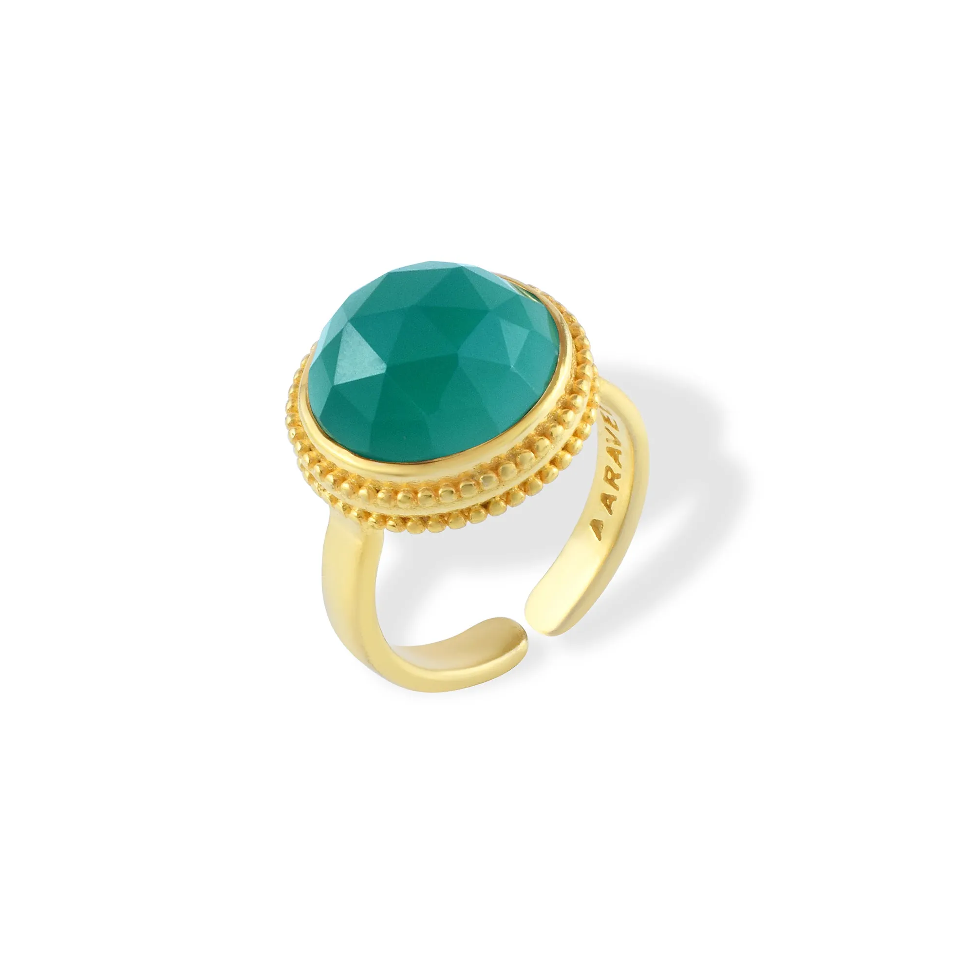 Solis Ring- 18K Gold Plated Brass