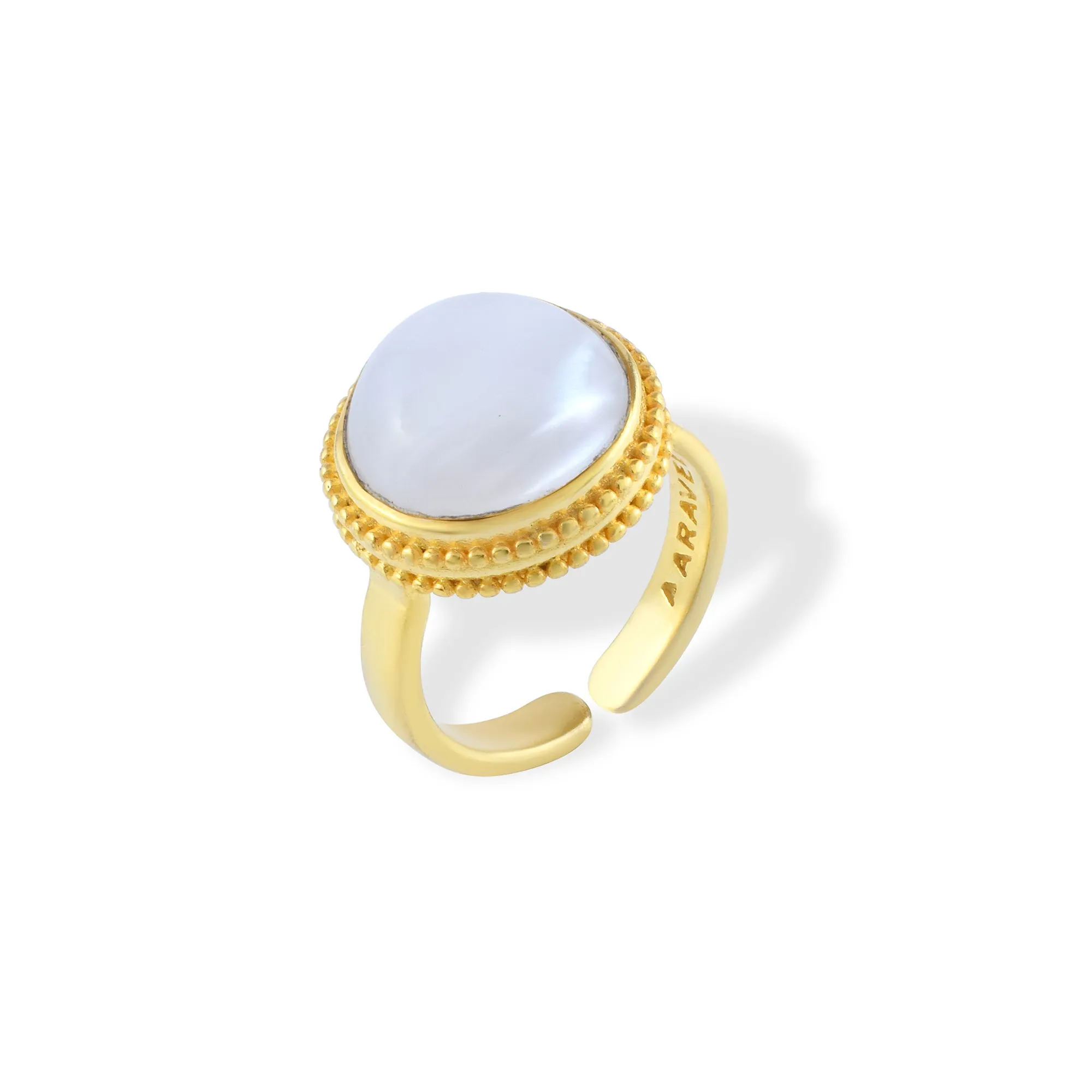 Solis Ring- 18K Gold Plated Brass