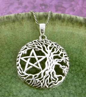 Natural Tree of Life Pentacle Pendant Confidence Boosting Accessory Stunning Accessory