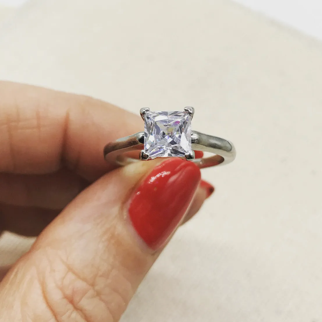 Sophia Crystal Cocktail Ring