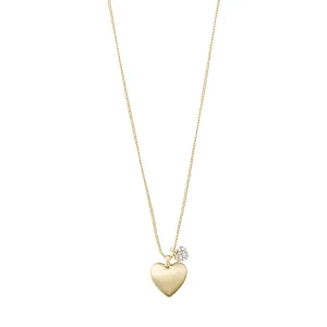 SOPHIA heart pendant necklace gold-plated