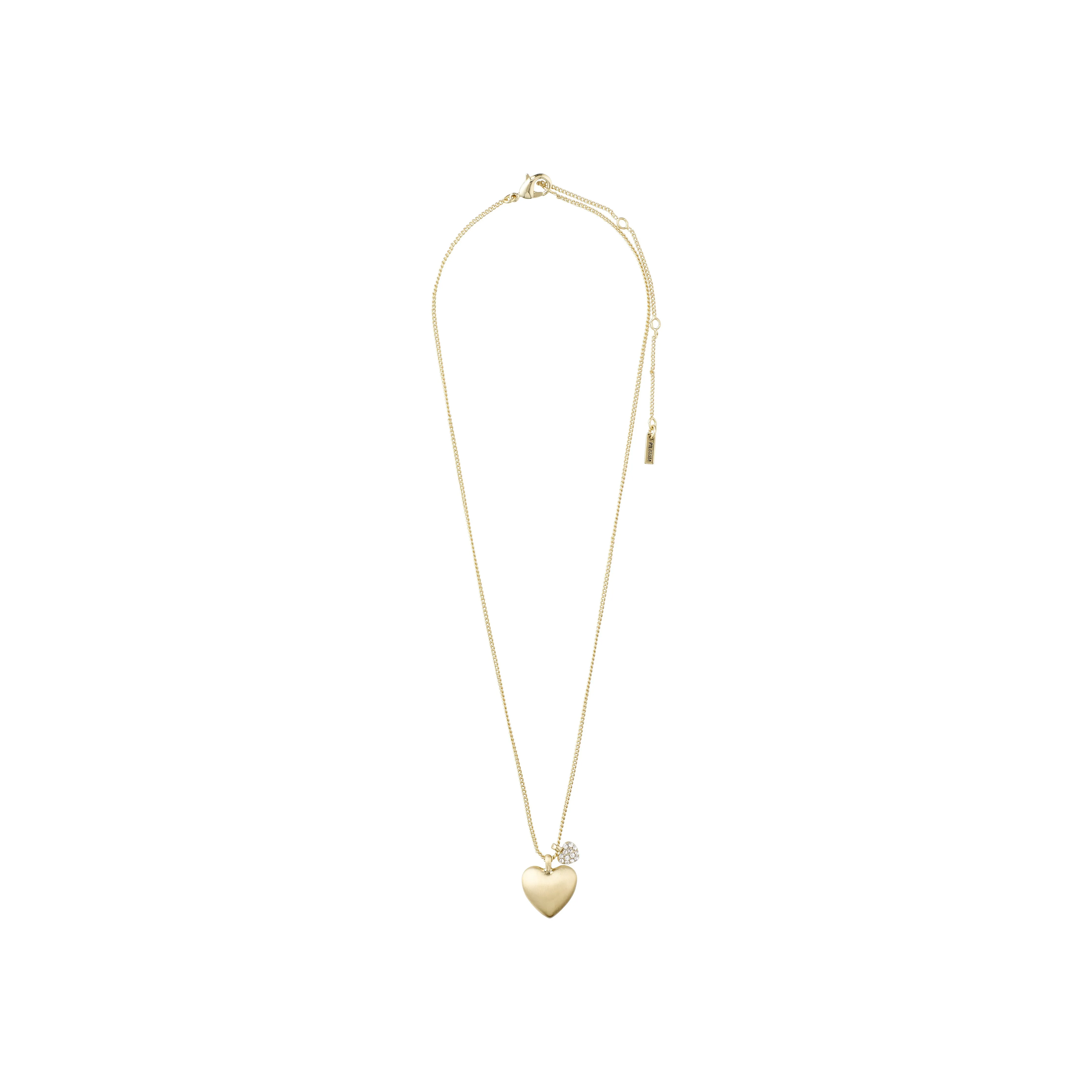 SOPHIA heart pendant necklace gold-plated