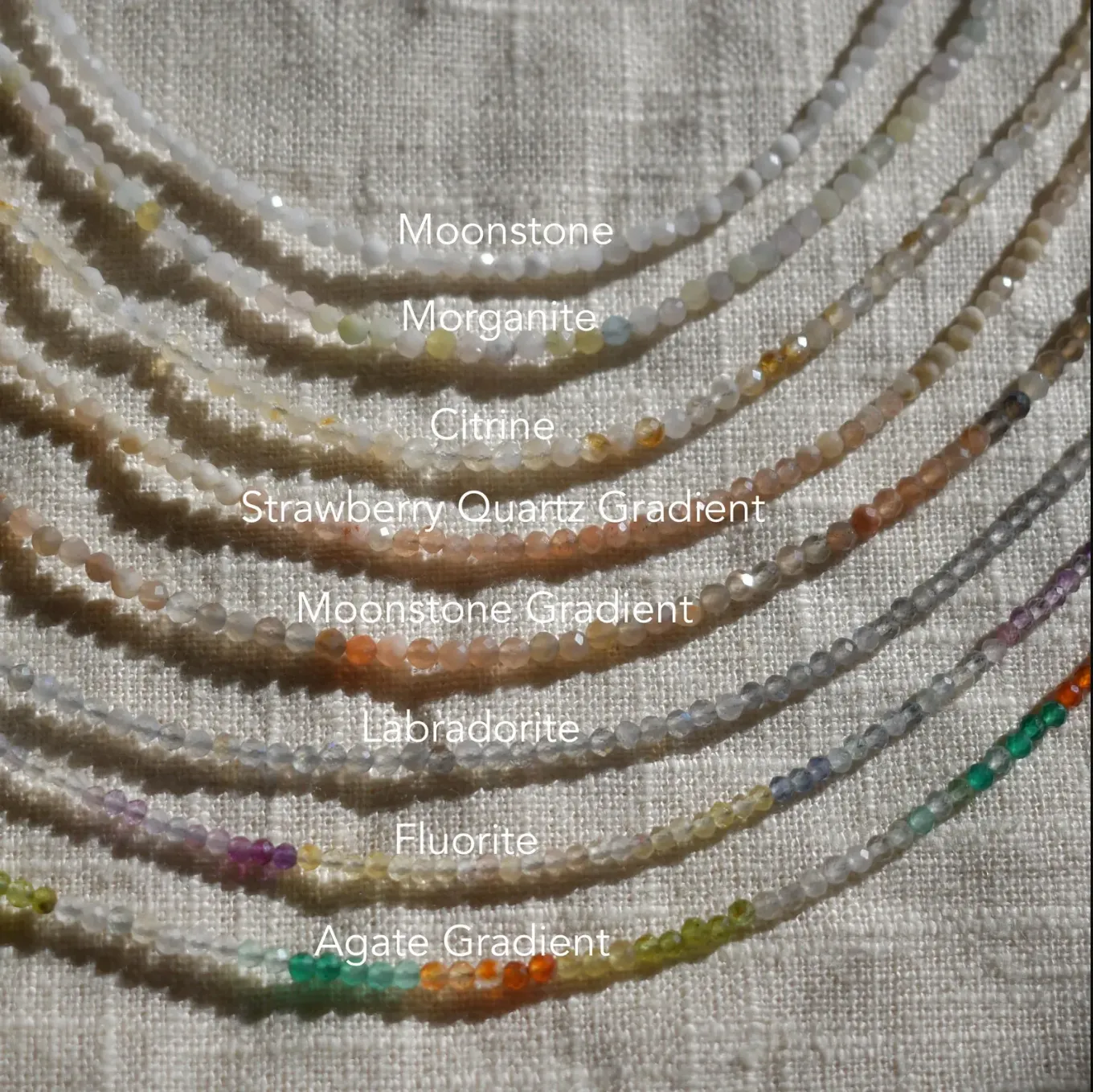 Sparkly Gemstone & Metal Necklace