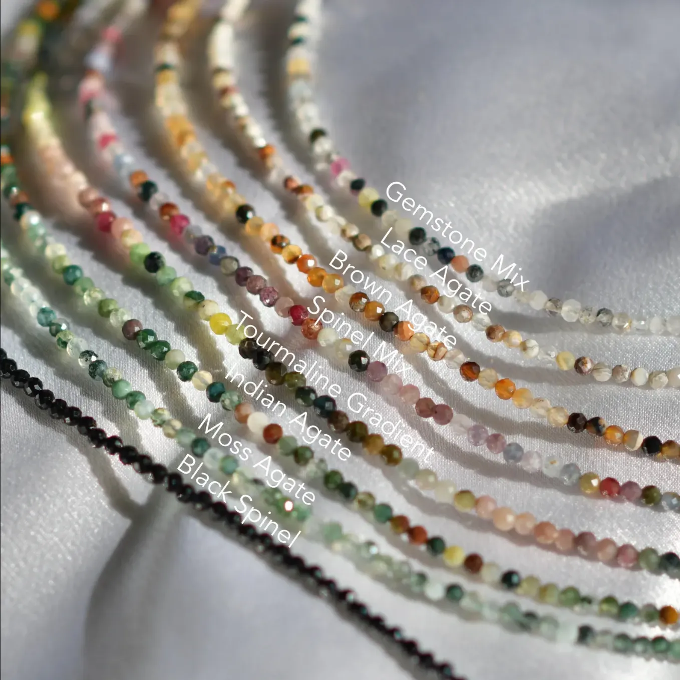 Sparkly Gemstone & Metal Necklace