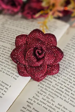 Starlight Rose Follies Brooch Clip (Red)